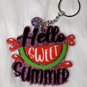Hello Sweet Summer Keychain